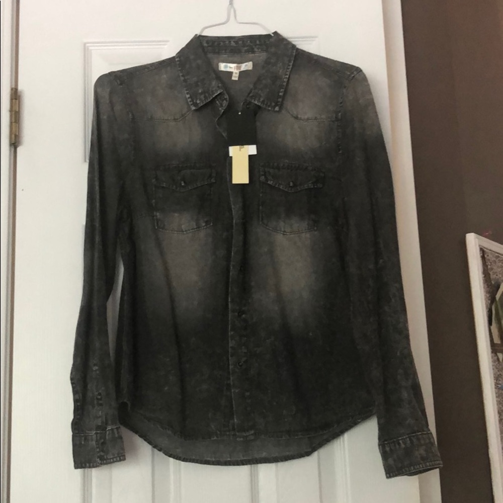 Black Jean Shirt